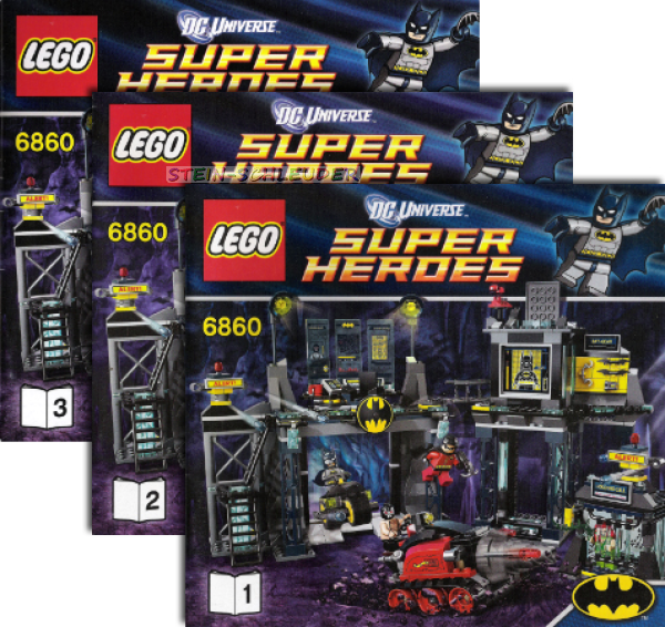 Lego Super Heroes Bauanleitung -The Batcave- (6860)