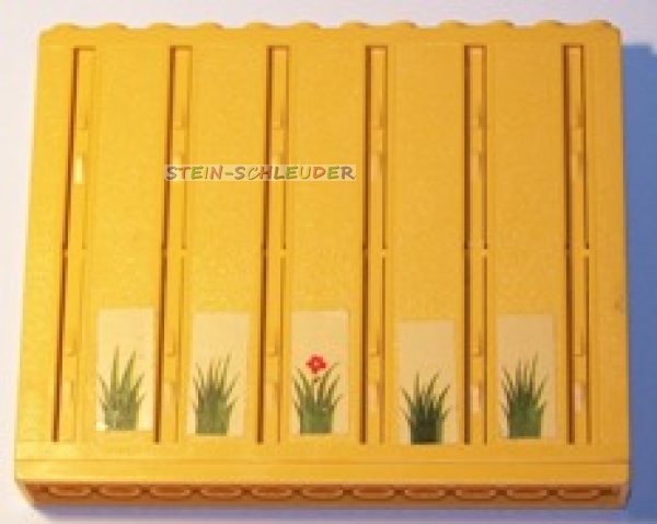 Lego Scala Wand 12 x 2 x 8 mit Sticker  (6860pb01)