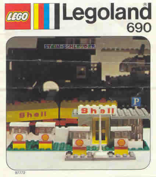 Legoland Bauanleitung -Shell Station- (690)