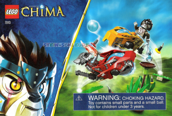 Lego Chima Bauanleitung -CHI Battles- (70113)