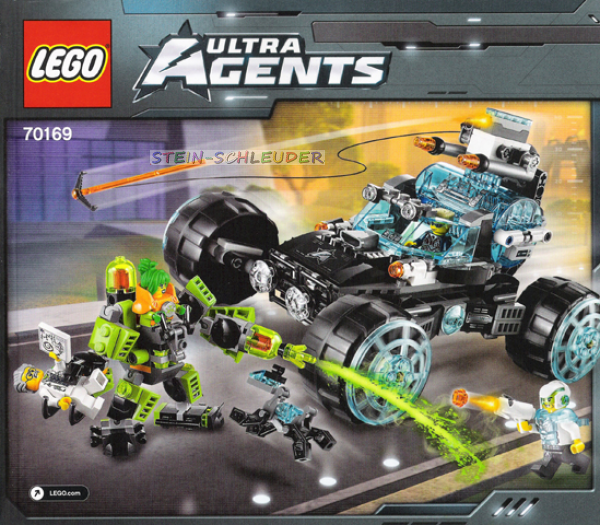 Lego Agents Bauanleitung -Agent Stealth Patrol- (70169)