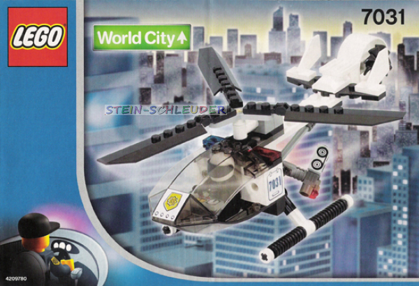 Lego WorldCity Bauanleitung  -Helicopter- (7031)
