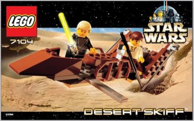 Lego Starwars Bauanleitung -Desert Skiff- (7104)