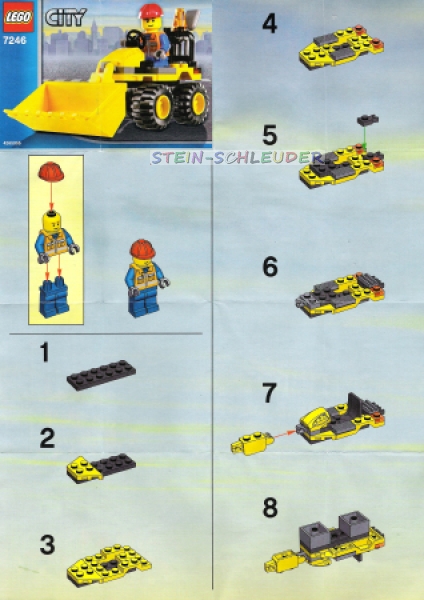 Lego City Bauanleitung  -Mini Digger- (7246)