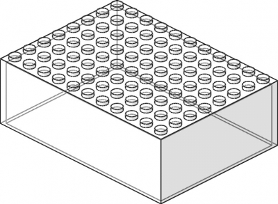 Lego Container Box 8 x 11 x 3 (729)