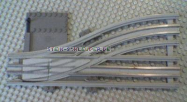 Lego Eisenbahn 12V Weiche links (73967)