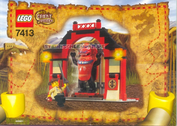 Lego Orient Expedition Bauanleitung -Passage of Jun-Chi- (B_7413)