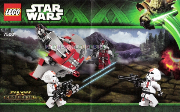 Lego Bauanleitung -Republic Troopers vs. Sith Troopers- (75001)