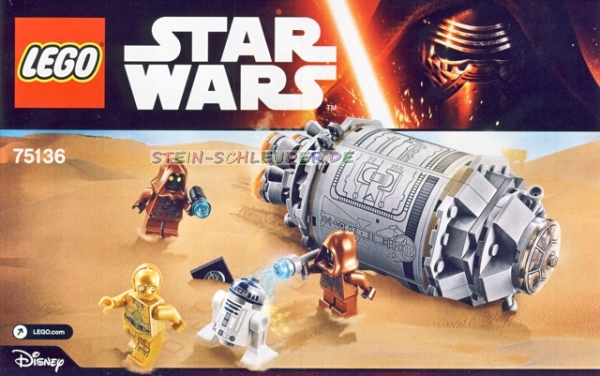 Lego Bauanleitung -LegoDroid Escape Pod- (75136)
