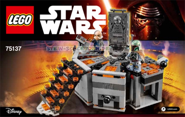 Lego Bauanleitung -Carbon-Freezing Chamber- (75137)