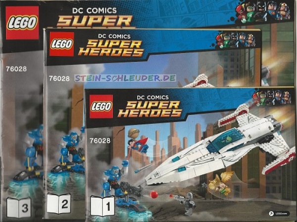 Lego Super Heroes Bauanleitung -Darkseid Invasion- (76028)