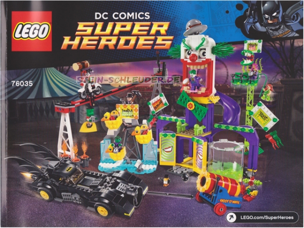 Lego Super Heroes Bauanleitung -Jokerland- (76035)