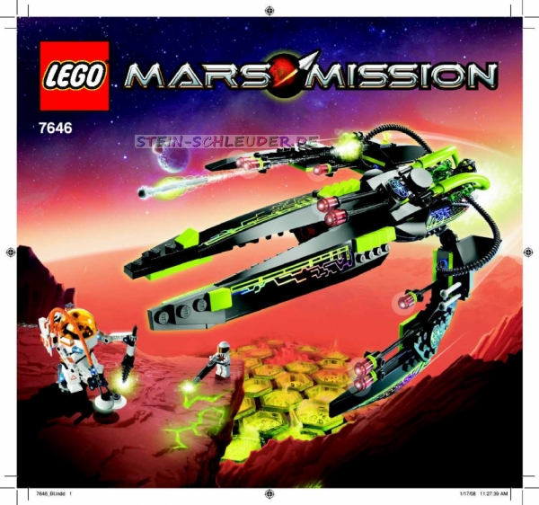 Lego Space Bauanleiung -ETX Alien Infiltrator- (7646)