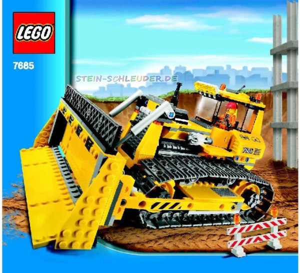 Lego City Bauanleitung -Bulldozer- (7685)