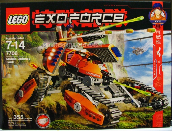 Lego Bauanleitung -Mobile Defense Tank- (7706)