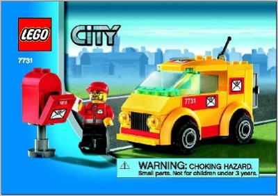 Lego City Bauanleitung -Mail Van- (7731)