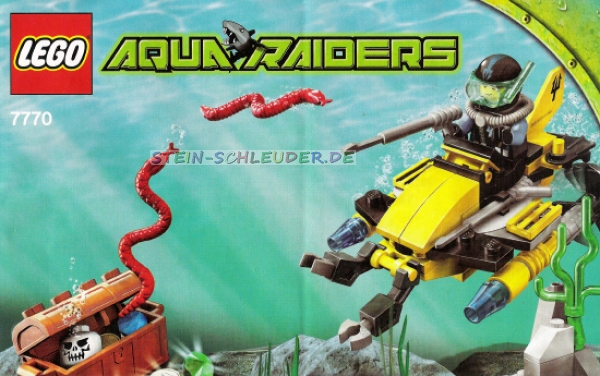 Lego Bauanleitung -Deep Sea Treasure Hunter- (7770)
