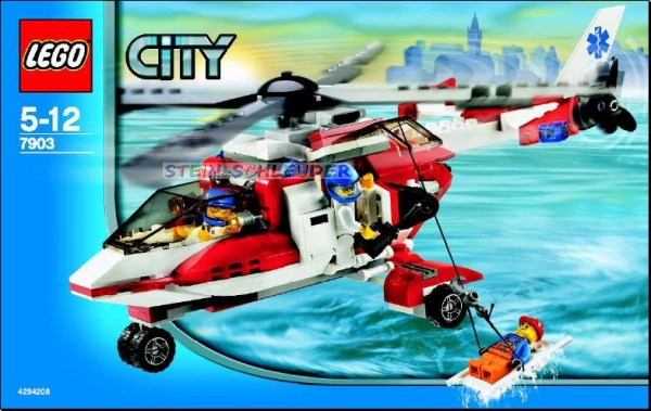 Lego City Bauanleitung  -Rescue Helicopter- (7903)