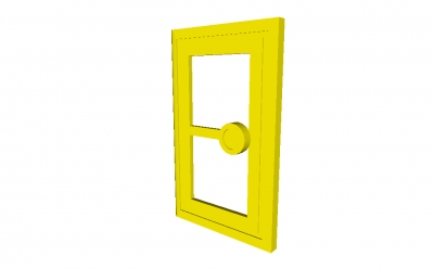 Lego Tür 1 x 3 x 4  mit Glas (7930)
