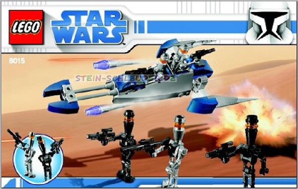 Lego Bauanleitung -Assassin Droids Battle Pack- (B_8015)