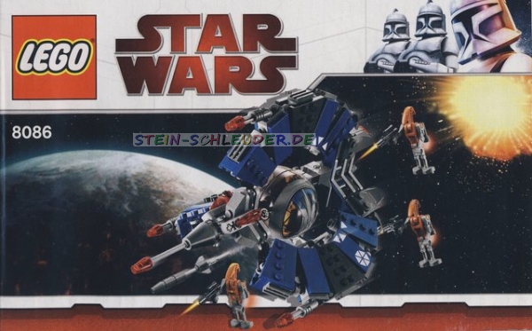 Lego Bauanleitung -Droid Tri-Fighter- (8086)