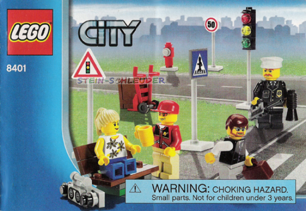 Lego City Bauanleitung -City Minifigure Collection- (8401)