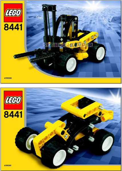 Lego Technik Bauanleitung -Forklift Truck- (8441)