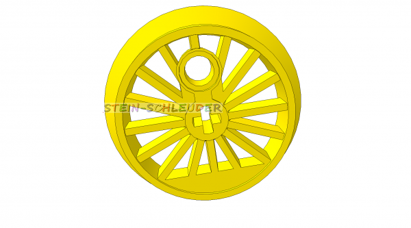Lego RC-Eisenbahnrad 30 mm mit Spurkranz (85489a)