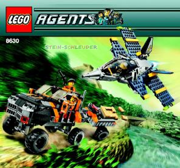 Lego Agents Bauanleitung -Gold Hunt- (B_8630)
