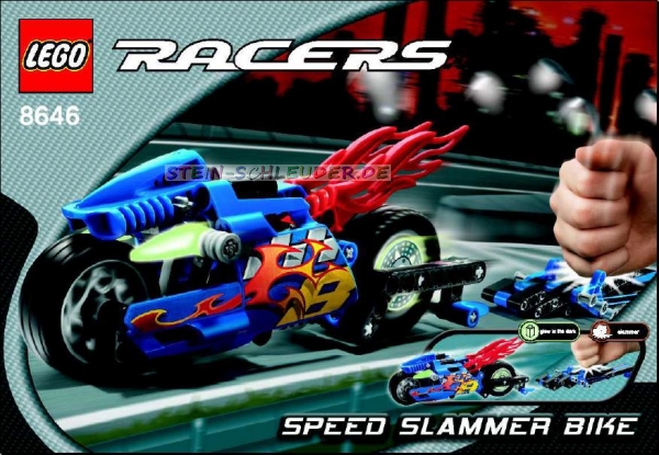 Lego Bauanleitung -Speed Slammer Bike- (8646)