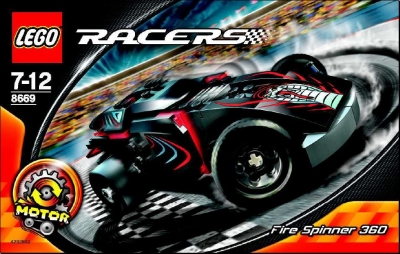 Lego Racers Bauanleitung -Fire Spinner- (8669)