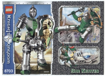 Lego Knights Kindom Bauanleitung -Sir Kentis- (8703)