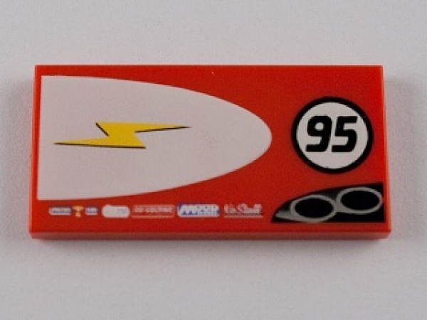 Lego Fliese 2 x 4 bedruckt (87079pb0029L)
