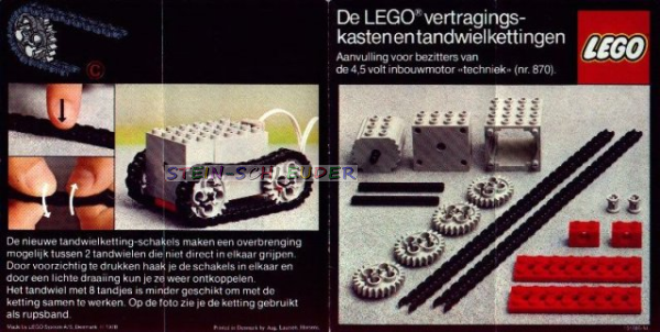 Lego Technik -Two Gear Blocks (Gear Reduction Kit)-  (B_872)