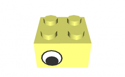 Lego Stein 2 x 2 bedruckt (3003pe2)