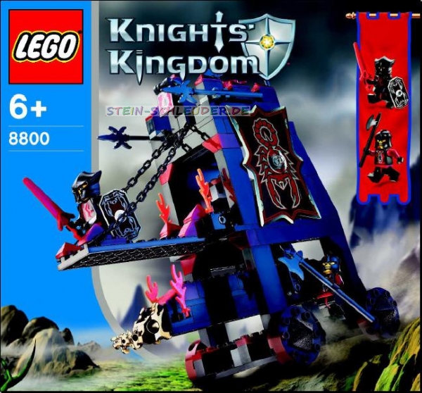 Lego Knights Kindom Bauanleitung -Vladek's Siege Engine- (8800)