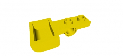 Lego Platte 1 x 2 mit Achsloch und Schaufel (88289)