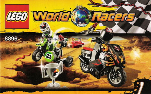 Lego World Racers Bauanleitung -Snake Canyon- (8896)