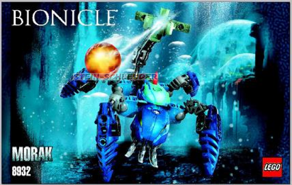 Lego Bionicle Bauanleitung -Morak- (8932)