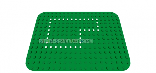 Lego Grundplatte 14 x 20 bedruckt für Set 355 (896p01)
