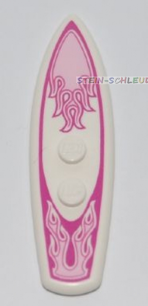 Lego Minfigur Surfboard bedruckt (90397pb002)