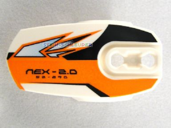 Lego Hero Factory Panzer Größe 5 mit Kugelaufnahme  bedruckt (90639pb002)