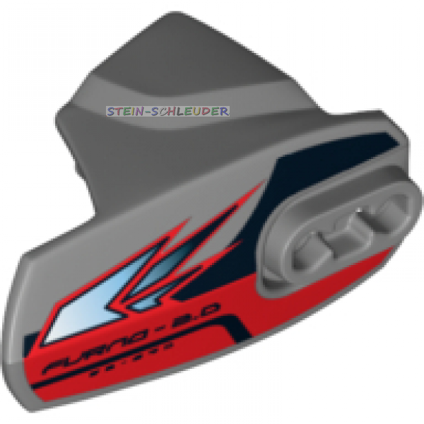 Lego Hero Factory Panzer Größe 5 mit Kugelaufnahme  bedruckt (90639pb003)