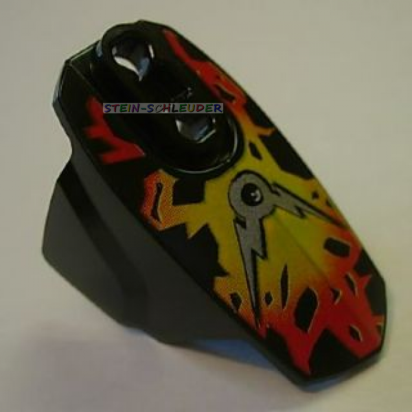 Lego Hero Factory Panzer Größe 5 mit Kugelaufnahme  bedruckt (90639pb008)