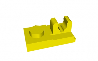 Lego Platte 1 x 2 mit Clip oben (92280)