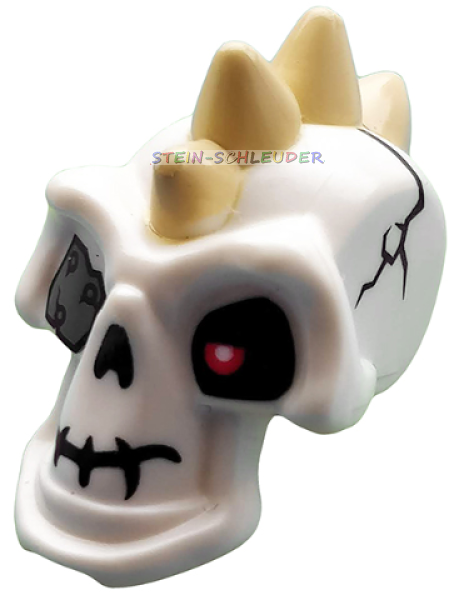 Lego MinifigTotenschädel bedruckt (93064pb01)