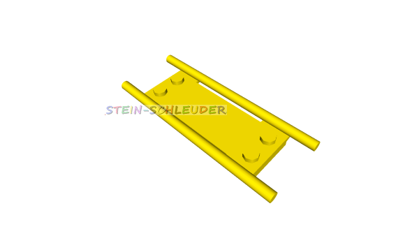 Lego Minifigur Krankentrage ohne Räder (93140)
