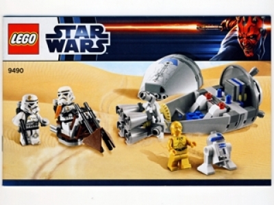 Lego Bauanleitung -Droid Escape-  (9490)