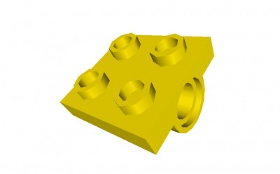 Lego Platte 2 x 2 mit 2 Löchern (2817)