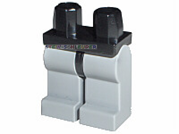 Lego Minifigur Hüfte mit neu-hellgrauen Beinen (970c86)